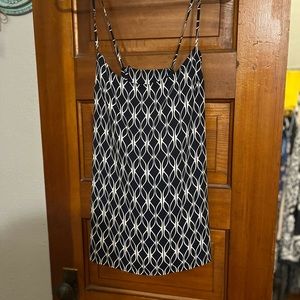 J. Crew Navy Print Tank